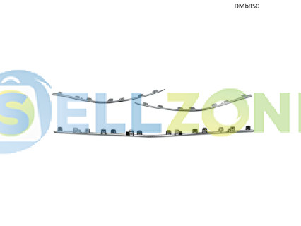 Χρωμιωμένες λωρίδες για αεροτομή μπροστινού προφυλακτήρα Mercedes C-Class W206 (2021–2023) – DMb850